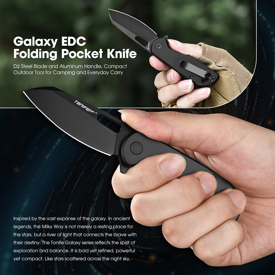 TONIFE Galaxy Mini CKT9205 Fol - Edc Carry Pocket Knife ulasan dan harga