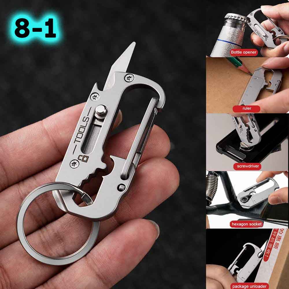 Stainless Steel Key Chain Knif - Multitool Credit Card ulasan dan harga