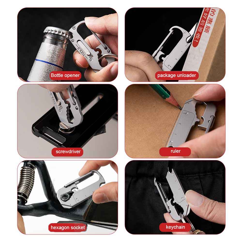 Stainless Steel Key Chain Knif - Multitool Credit Card ulasan dan harga