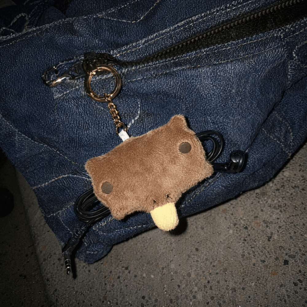 Plush Platypus Data Cable Orga - Cable Winder Keychain ulasan dan harga