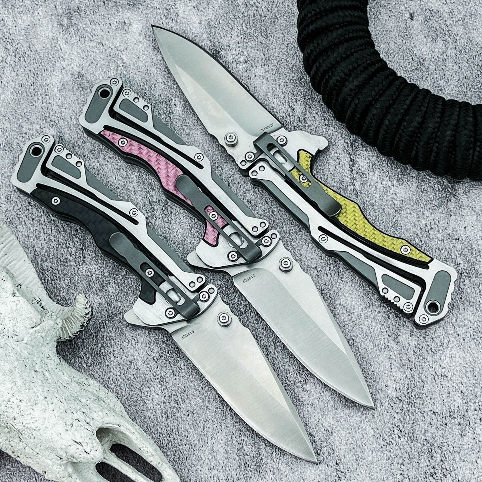 High Quality 5190CF Pocket Fol - Edc Carry Pocket Knife ulasan dan harga