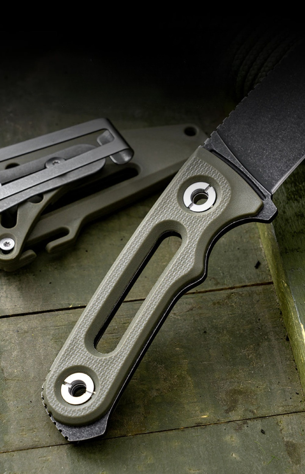 FX Portable Fixed Blade Knife  - Edc Carry Fixed Blade ulasan dan harga