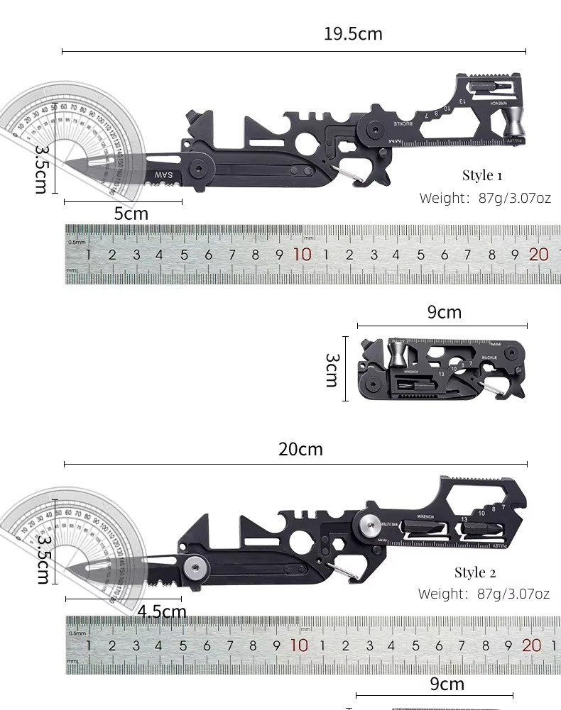 Multifunctional Outdoor Tool C - Multitool Credit Card ulasan dan harga