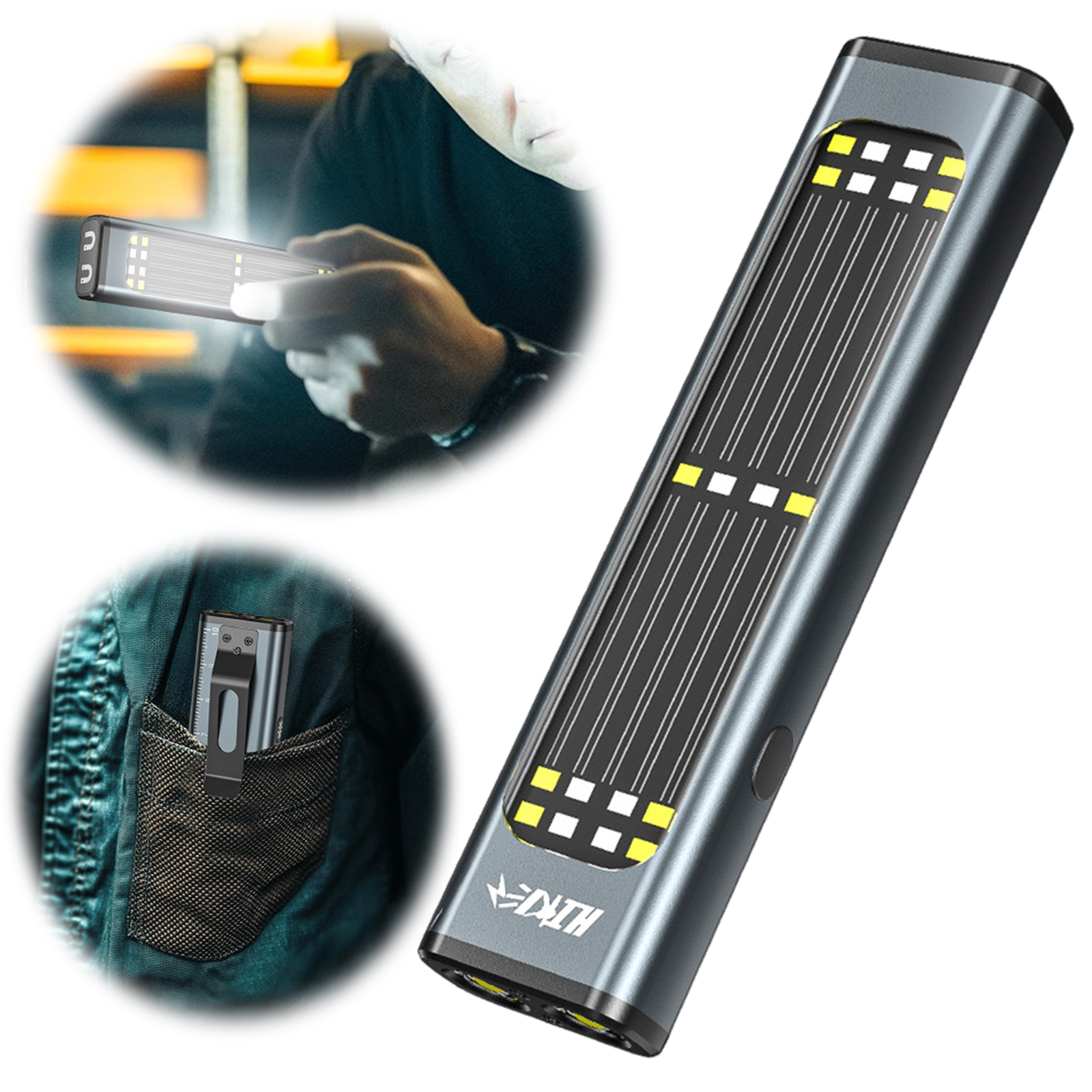Flat EDC Flashlight with Magne - Edc Car Carry ulasan dan harga