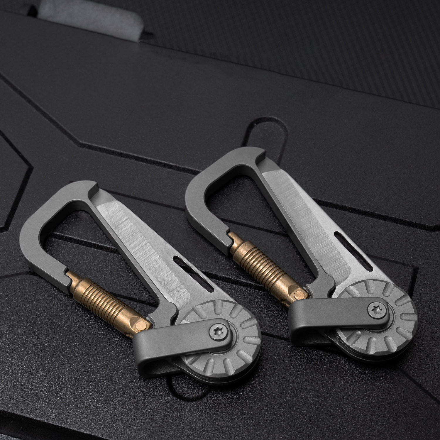 Titanium Alloy EDC Keychain Wi - Edc Car Carry ulasan dan harga