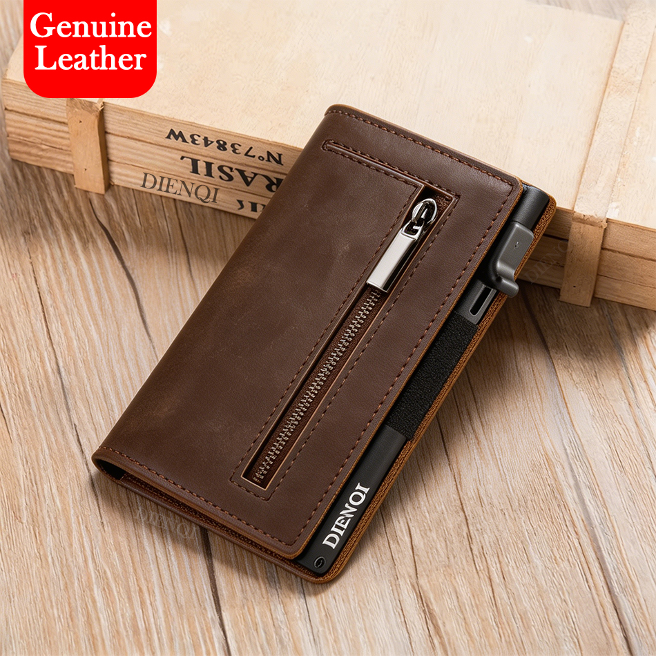 Cowhide Credit Card Holder Gen - Money Clip Magnetic ulasan dan harga