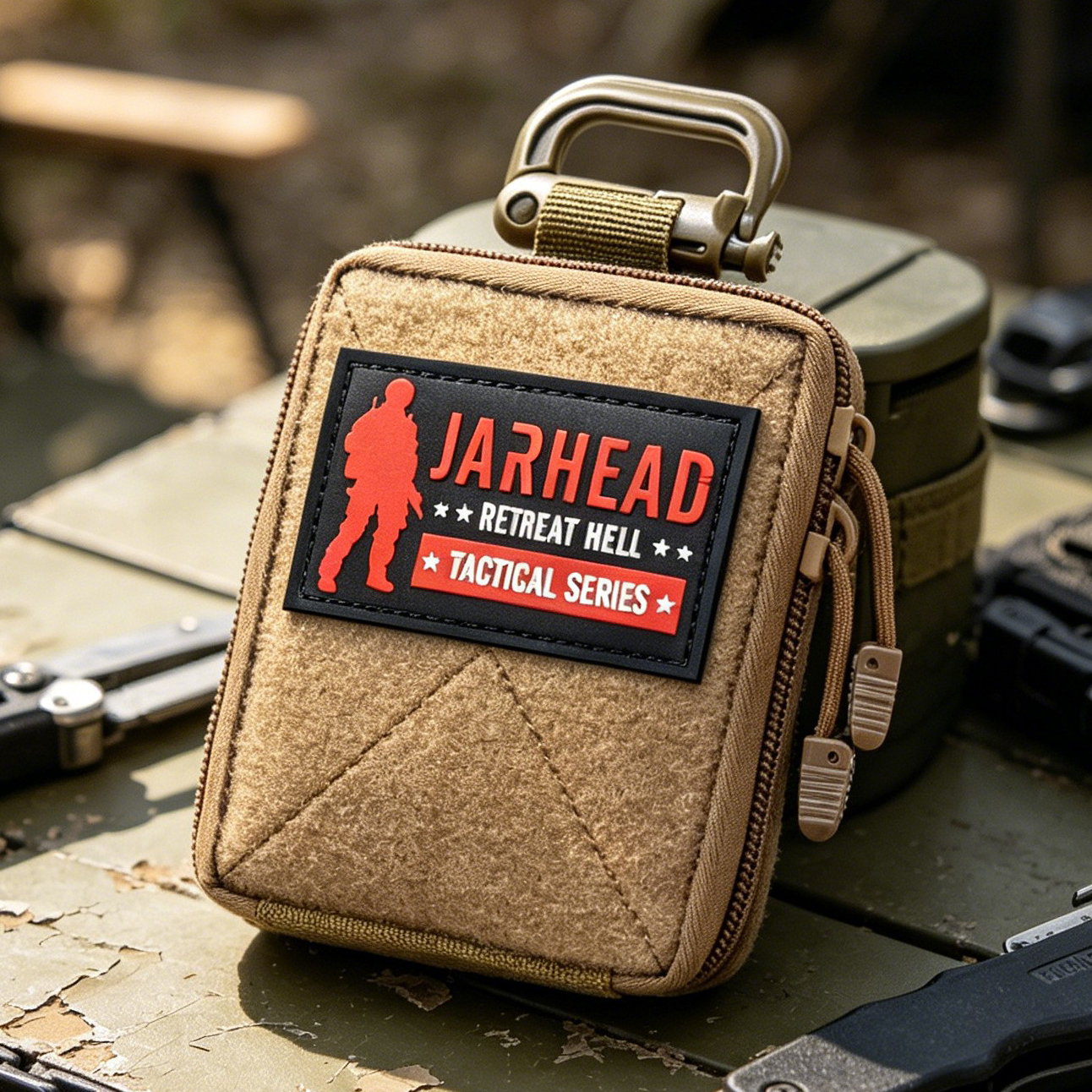 Mini Tactical Molle Utility Po - Edc Carry Pocket ulasan dan harga