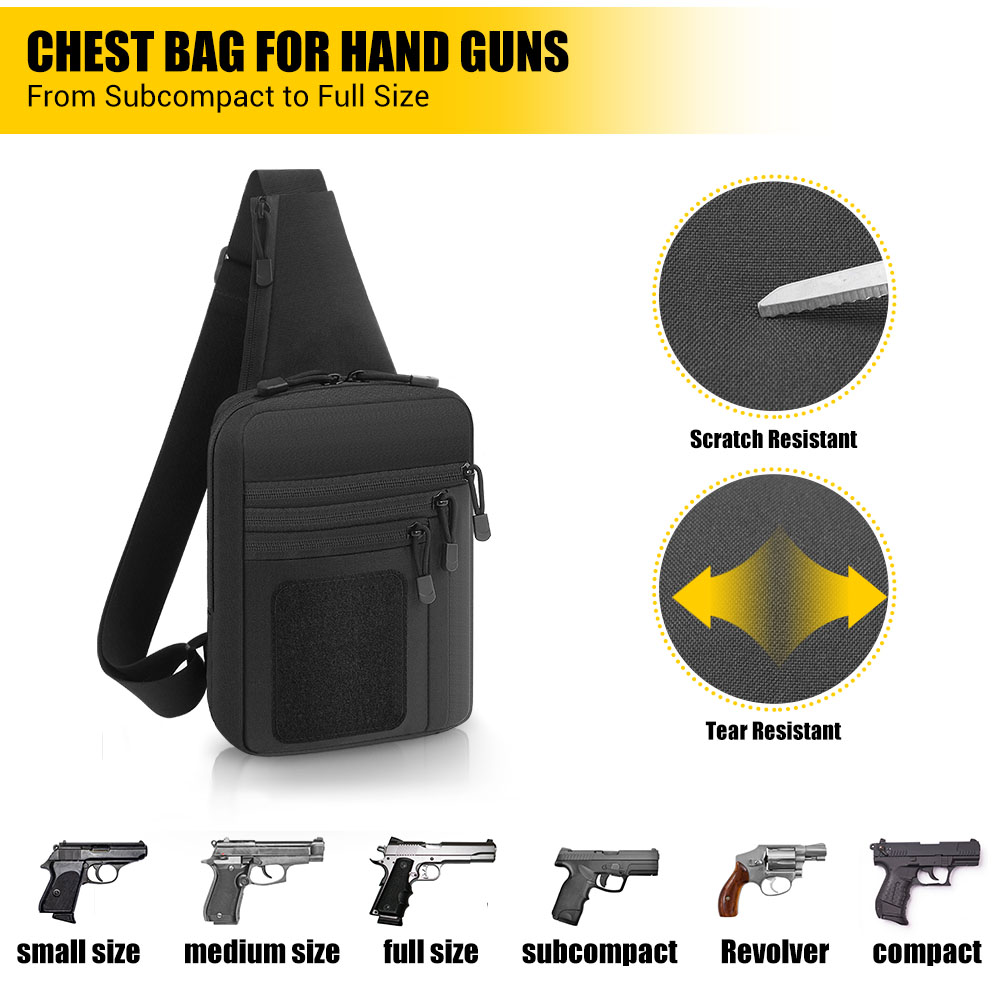 Tactical Pistol Gun Bag Concea - Edc Concealed Carry Holster ulasan dan harga