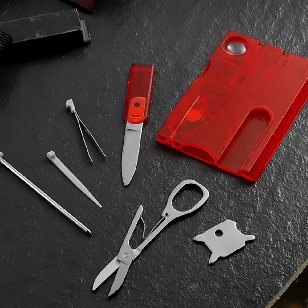 Portable Pocket Ultra Thin 12  - Multitool Credit Card ulasan dan harga