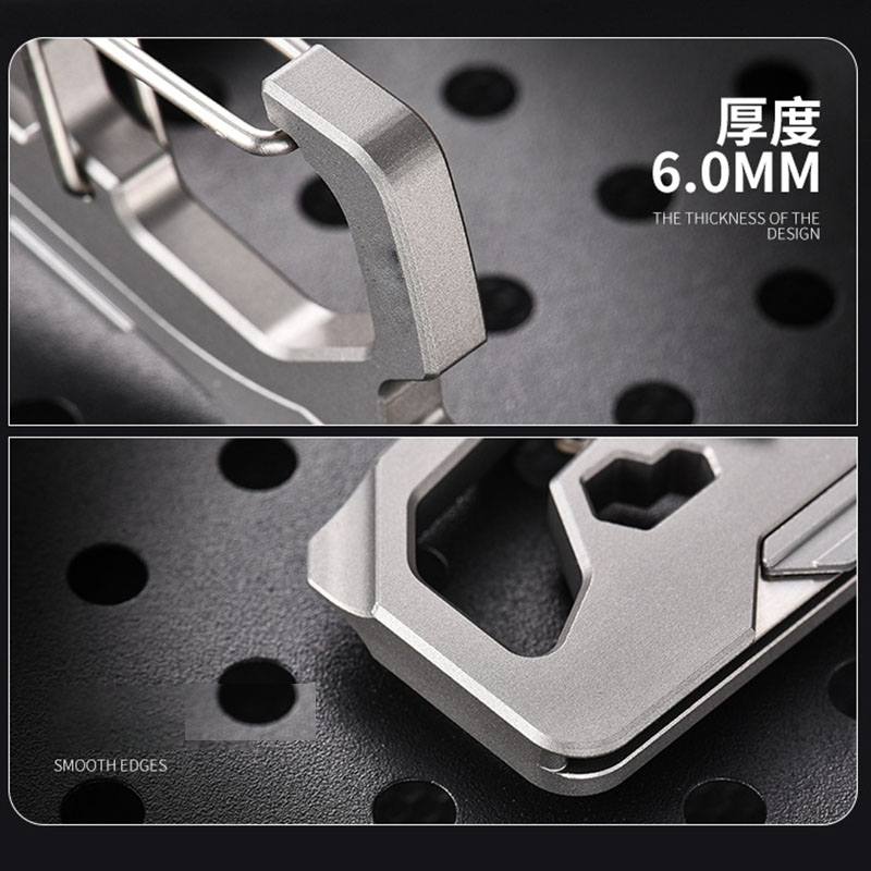 Aluminum Alloy Key Chain Detac - Multitool Credit Card ulasan dan harga