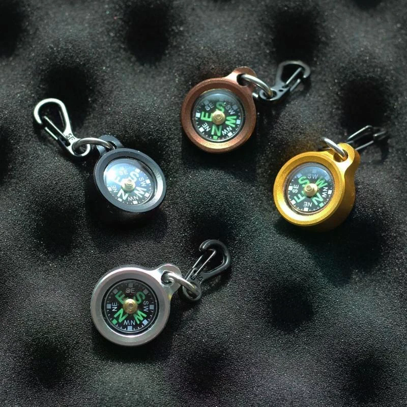 Mini Aluminum Alloy Compass Ke - Compass Keychain Mini ulasan dan harga