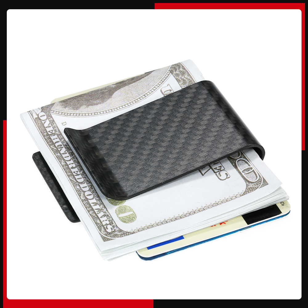 Money Clip Black Carbon Fiber  - Money Clip Magnetic ulasan dan harga