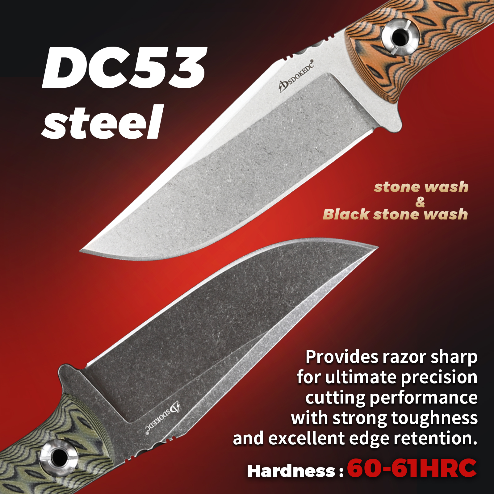 SDOKEDC Portable EDC Carry Cut - Edc Carry Fixed Blade ulasan dan harga